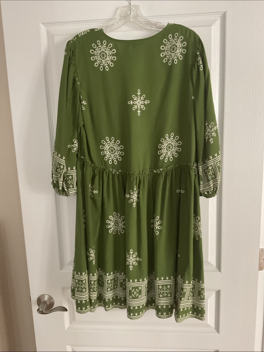 Green boho dress - Picture 3 of 3